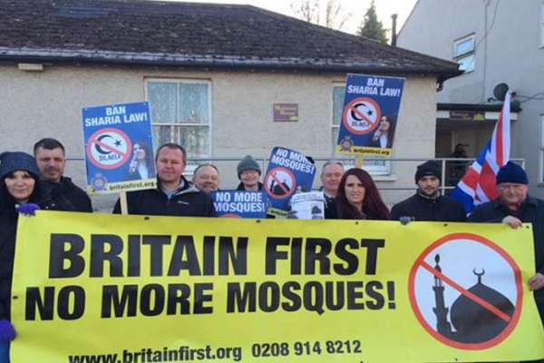 British Far-Right against Mosque in Maidstone