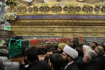 Funeral Procession Held in Qom for Ayatollah Sistani’s Brother