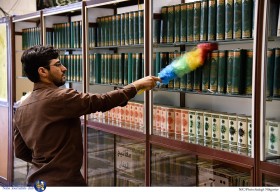 مراسم غبار روبی مسجد دانشگاه تهران