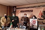 لوح یادبود دست‌خط پیام سردار سلیمانی به جوانان رونمایی شد