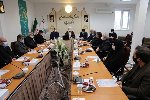 کارگروه حوزه سلامت مبحث اصلی امروزه اوقاف اردبیل است