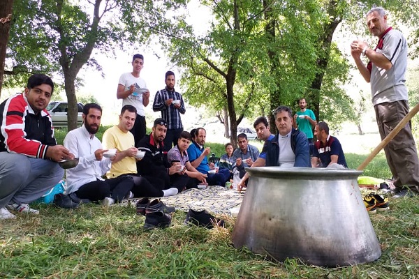 برگزاری اردوی تفریحی جهادگران عرصه مقابله با کرونا در بیله‌سوار