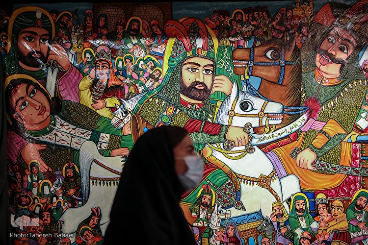 نقش حسین(ع) بر چهره حوزه هنری نشست