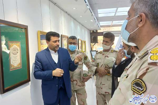 آئین اختتامیه نمایشگاه «سخن آشنا» در بوشهر برگزار شد + عکس