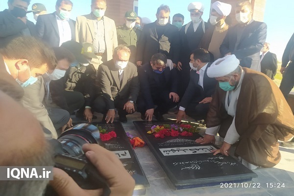 رضازاده// یادمان شهدای گمنام اصلاندوز رونمایی شد