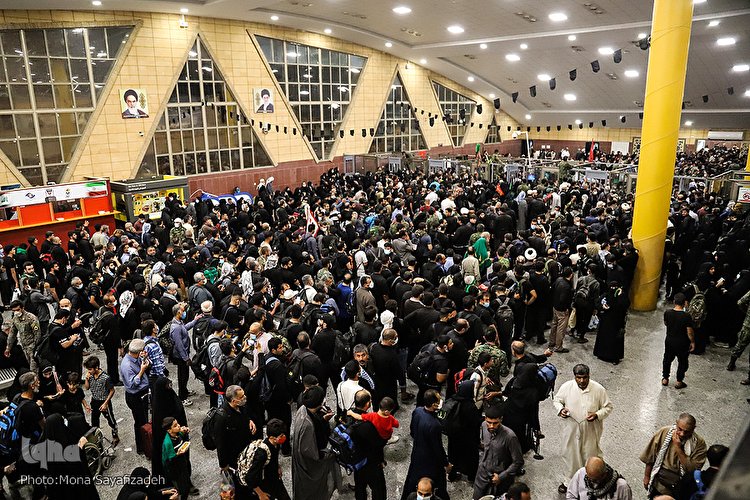 مرز شلمچه در آستانه اربعین حسینی