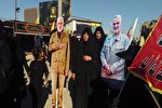 دلتنگی زائران اربعین حسینی برای سردار سلیمانی + عکس