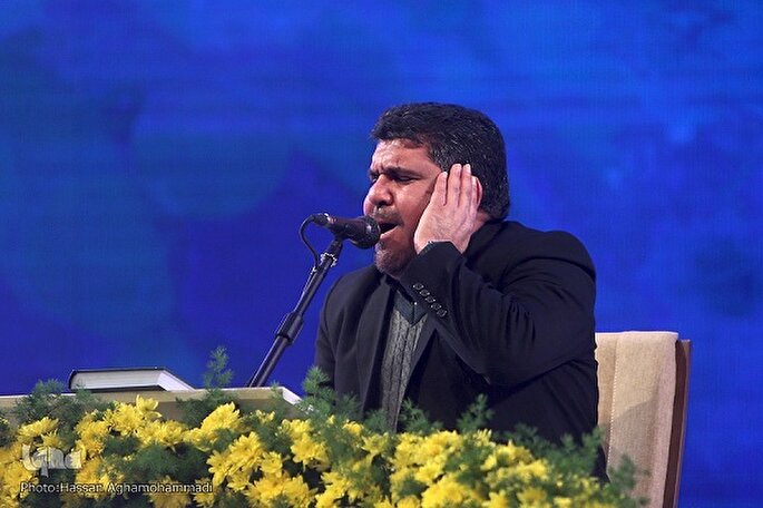 ابتهال‌خوانی سیدکریم موسوی در افتتاحیه مسابقات قرآن + صوت