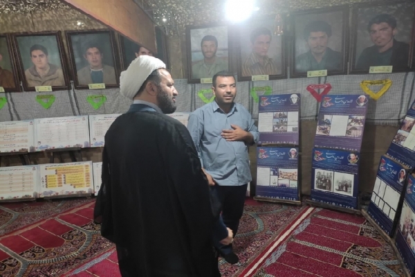 حضور پرشور سازمان بسیج طلاب اردبیل در نمایشگاه شهدای روحانی کشور + عکس