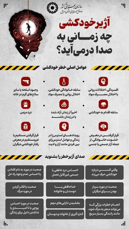 آژیر خودکشی چه زمانی به صدا درمی‌آید