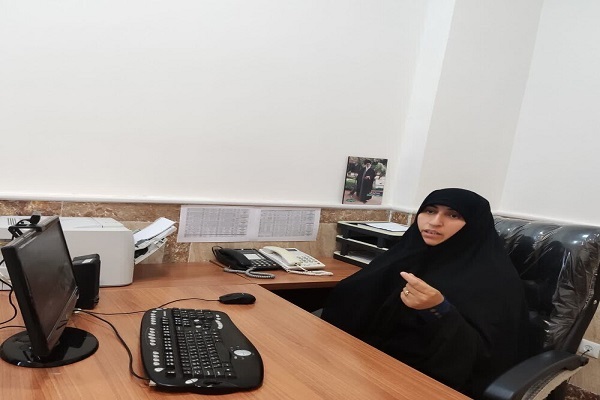 مهلقا حسن‌زاده معاون فرهنگی تبلیغی حوزه علمیه خواهران اردبیل