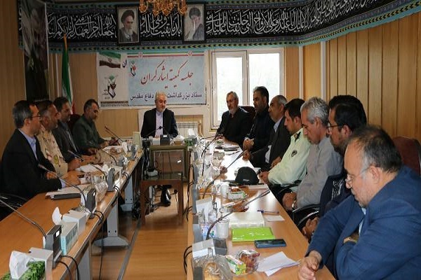 جلسه هماهنگی برنامه‌های هفته دفاع مقدس در اردبیل