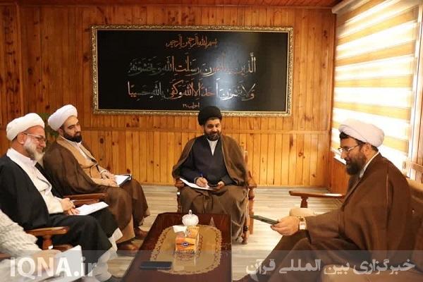 جلسه رئیس گروه برنامه‌ریزی و مطالعات راهبردی سازمان تبلیغات اسلامی کشور با مدیرکل تبلیغات اردبیل