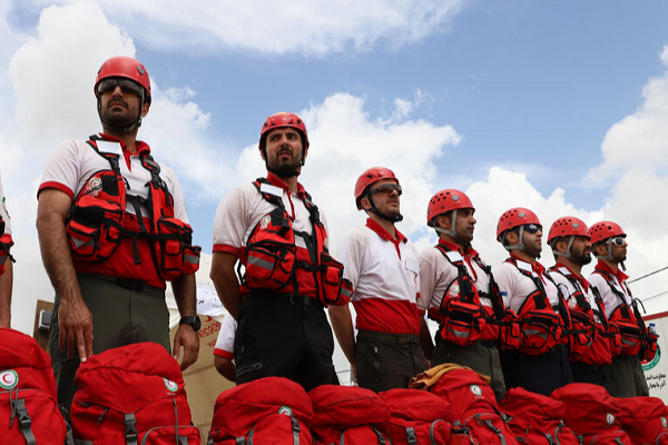 پوشش مراسم تشییع شهید آیت‌الله رئیسی از سوی 1690 نیروی امدادی