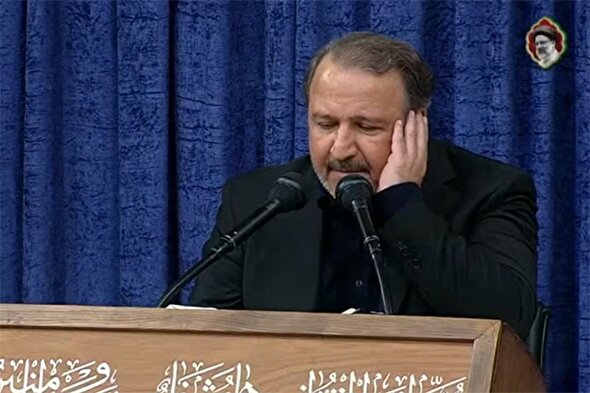 فیلم | تلاوت «سعیدیان» در مراسم بزرگداشت شهدای خدمت