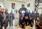 اجرای محفل قرآنی دارالنعیم در جوار مزار شهید ابومهدی المهندس