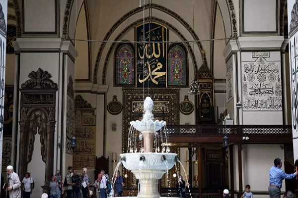 دیجیتالی شدن نقوش دیوارهای مسجد جامع بورسا