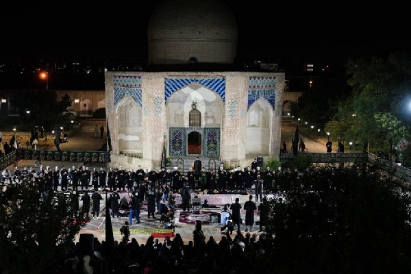 بقعه تاریخی شیخ جبرائیل کلخوران اردبیل میزبان عزاداران حسینی شد