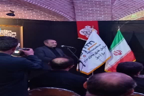 آیین عزاداری جامعه ورزش و جوانان استان اردبیل