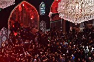 برپایی مراسم مقتل‌خوانی روز عاشورا در کربلا با حضور پرشور زائران + عکس