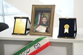 عکس | اهدای نشان افتخار به خانواده شهدای اقتدار کرمانشاه