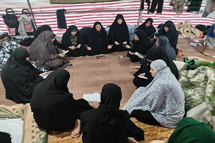 از ختم قرآن تا ارائه خدمات مختلف موکب عقیله بنی‌هاشم انزلی در کربلا