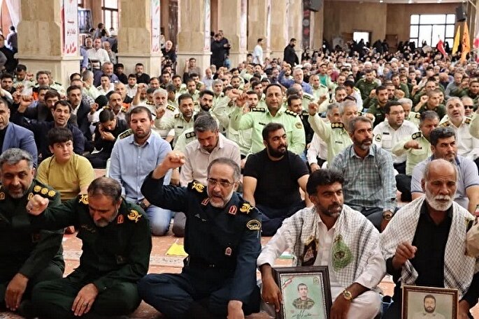 عکس | مراسم اربعین شهادت فرماندهان، دانشمندان و شهدای گلستان