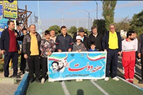 همایش پیاده‌روی خانوادگی در اردبیل برگزار شد + عکس