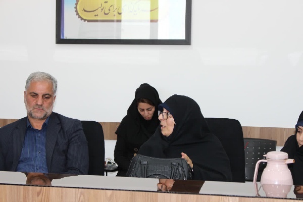 مریم حامدی، رئیس بسیج جامعه زنان سپاه حضرت عباس (ع) استان اردبیل