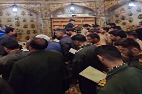 فیلم | ادای احترام خلبانان ارتش جمهوری اسلامی ایران به حضرت معصومه(س)