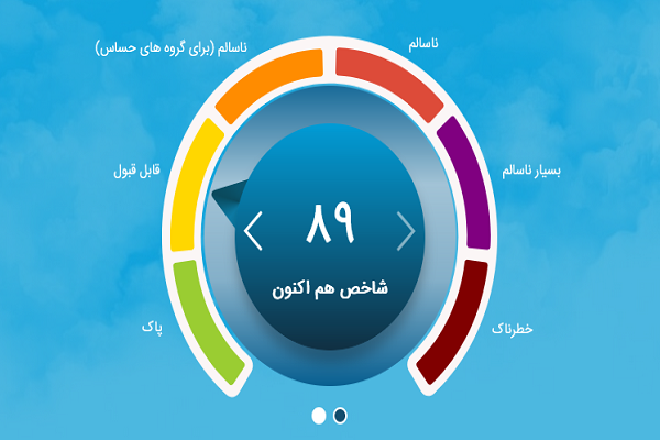 هوای تهران زرد شد؛ نفس بکشیم