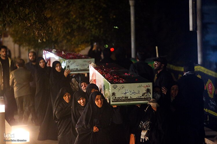 وداع با پیکر پاک ۱۰۰ شهید گمنام