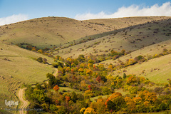 طبیعت پاییزی روستای خشه حیران نمین - اردبیل
