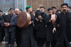 مراسم طشت گذاری در اردبیل