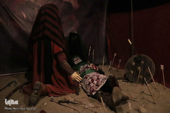 روایت عاشورا به زبان هنر در نمایشگاه بوی سیب اردبیل