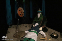 روایت عاشورا به زبان هنر در نمایشگاه بوی سیب اردبیل