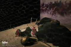 روایت عاشورا به زبان هنر در نمایشگاه بوی سیب اردبیل