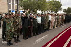 استقبال از پیکر مطهر شهید زیدالله قهرمانی در اردبیل