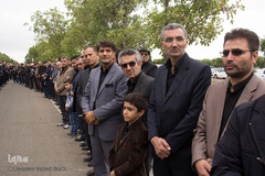 استقبال از پیکر مطهر شهید زیدالله قهرمانی در اردبیل