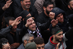 ⁨تجمع حسینیان اردبیل در تاسوعای حسینی⁩