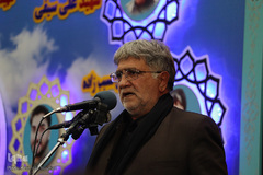 ⁨مراسم یادبود محمدباقر منصوری در حسينيه ثارالله(ع) اردبیل⁩