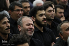 ⁨مراسم یادبود محمدباقر منصوری در حسينيه ثارالله(ع) اردبیل⁩