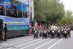 مراسم رژه نیروهای مسلح در اردبیل