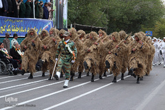 مراسم رژه نیروهای مسلح در اردبیل