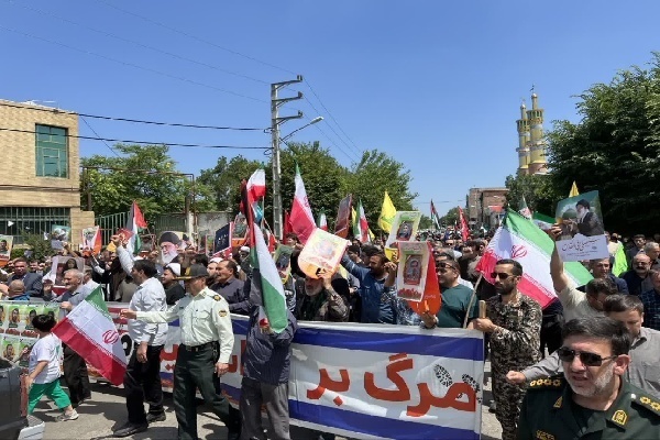 راهپیمایی جمعه خشم و نصر در اردبیل