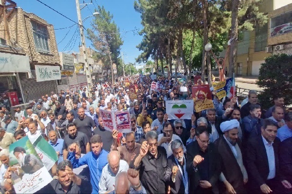 راهپیمایی جمعه خشم و نصر در اردبیل