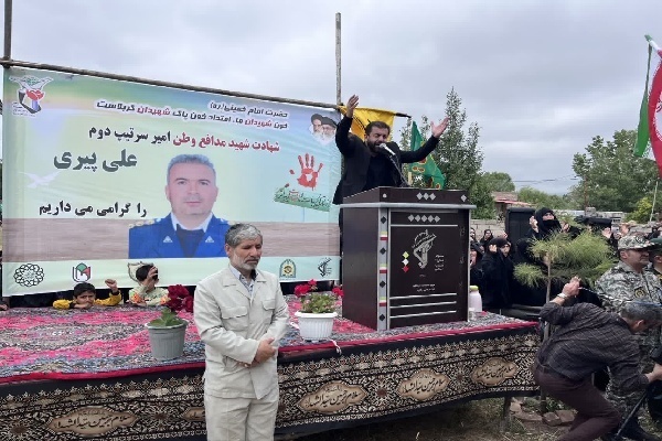 تشییع پیکر شهید امیر سرتیپ دوم علی پیری جناقرد