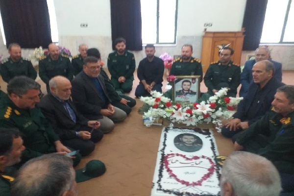 اولین سالگرد شهادت سردار حمایت همایون در شهرستان گرمی