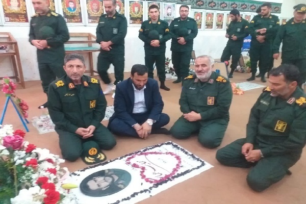 اولین سالگرد شهادت سردار حمایت همایون در شهرستان گرمی