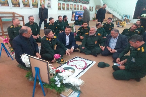 اولین سالگرد شهادت سردار حمایت همایون در شهرستان گرمی